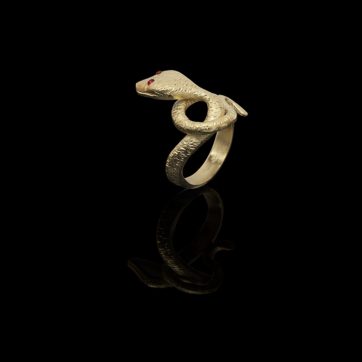 ANILLO SERPIENTE ESCARLATA