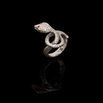 ANILLO SERPIENTE ESCARLATA